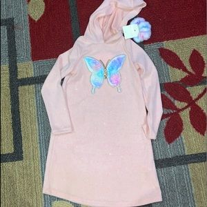 “Btween” Hoodie Sweater Dress Girls size 8 - NWT